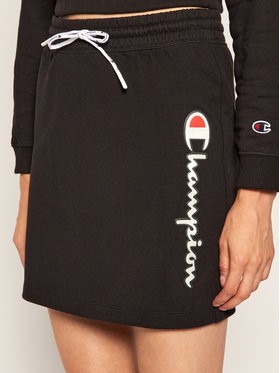 Champion Miniszoknya Vertical Script Logo 112649 Fekete Custom Fit