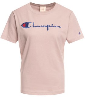 Champion Póló Script Logo 110992 Rózsaszín Regular Fit