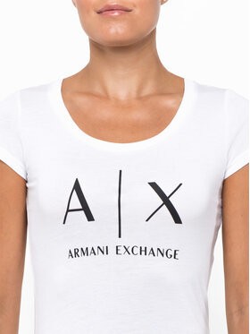 Armani Exchange Póló 8NYT70 YJ16Z 1000 Fehér Slim Fit