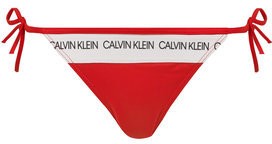 Calvin Klein Swimwear Bikini alsó Side The Bikini KW0KW00931 Piros