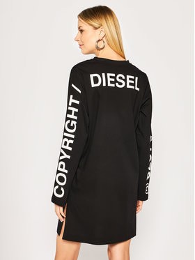 Diesel Hétköznapi ruha T-Rosy 00SEHM 0QANW Fekete Regular Fit