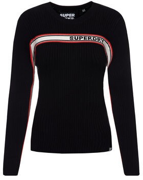 Superdry Szvetter W6100027A Fekete Slim Fit