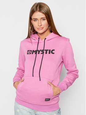 Mystic Pulóver Brand Hoodie Sweat 35104.190537 Rózsaszín Regular Fit