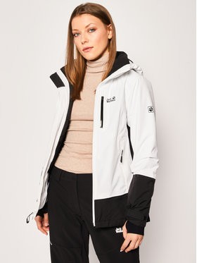 Jack Wolfskin Snowboard kabát Big White 1111621-5018 Fehér Regular Fit