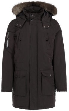 KARL LAGERFELD Parka 505006 592504 Fekete Regular Fit