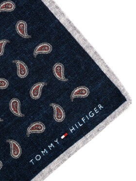 Tommy Hilfiger Tailored Díszzsebkendő Paisley TT0TT06191 Sötétkék