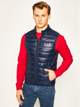 EA7 Emporio Armani Mellény 8NPQ01 PN29Z 1578 Sötétkék Regular Fit