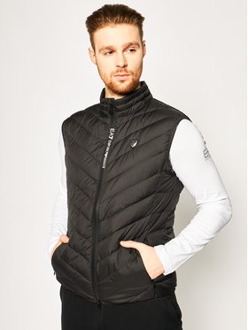 EA7 Emporio Armani Mellény 8NPQ03 PNE1Z 1200 Fekete Regular Fit