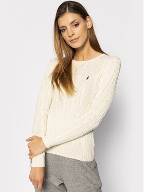 Polo Ralph Lauren Sweater Julianna 211580009027 Bézs Slim Fit