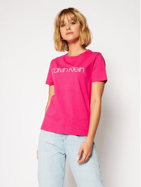 Calvin Klein Póló Core Logo K20K202142 Rózsaszín Regular Fit