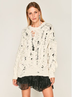 IRO Sweater Lorida AN262 Fehér Regular Fit