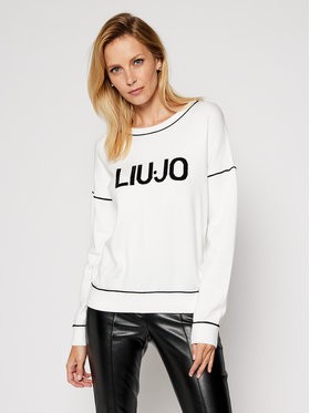 Liu Jo Sport Sweater TF0102 MA10L Fehér Regular Fit
