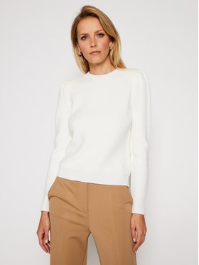 Elisabetta Franchi Sweater MK-26S-06E2-V269 Fehér Loose Fit