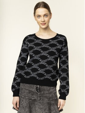 Emporio Armani Sweater 3H2MT4 2M15Z 0999 Fekete Regular Fit