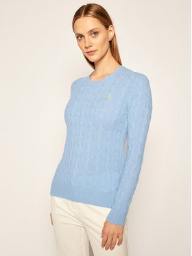 Polo Ralph Lauren Sweater Julianna Wool/Cashmere 211525764068 Kék Straight Fit