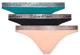 Calvin Klein Underwear 3 db tanga 000QD3590E Színes