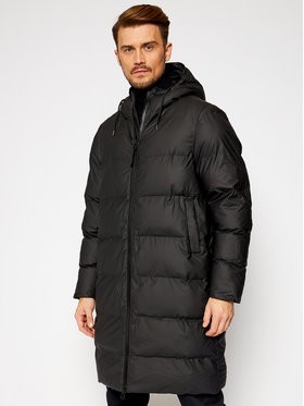 Rains Pehelykabát Unisex 1507 Fekete Regular Fit