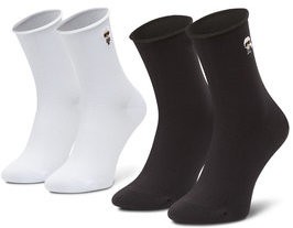 KARL LAGERFELD 2 pár hosszú szárú női zokni 205W6001 Fehér