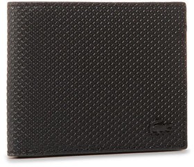 Lacoste Nagyméretű férfi pénztárca Sm Billfold & Id Slot NH2824CE Fekete