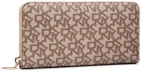 DKNY Nagy női pénztárca Bryant-New Zip Arou R831J658 Bézs