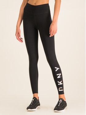 DKNY Sport Leggings DP7P1223 Fekete Slim Fit