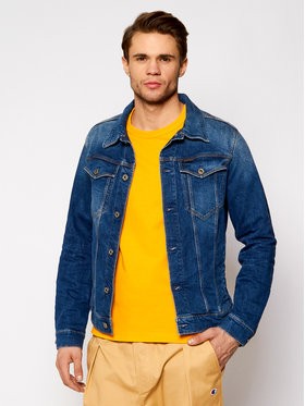 G-Star Raw Farmer kabát 3301 D11150-C052-A951 Sötétkék Slim Fit