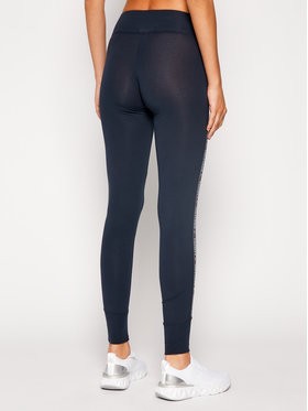 Tommy Hilfiger Leggings UW0UW00563 Sötétkék Slim Fit