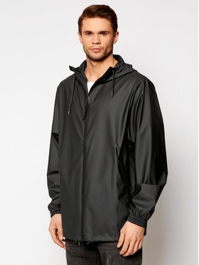 Rains Esőkabát Unisex 1837 Fekete Relaxed Fit