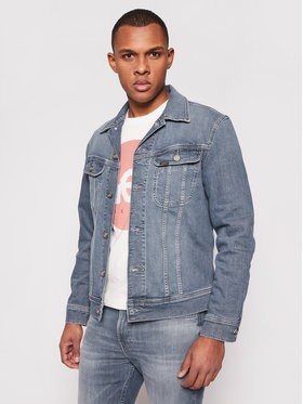 Lee Farmer kabát Rider L89RNKUQ Sötétkék Slim Fit