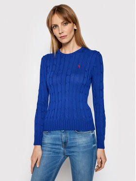 Polo Ralph Lauren Sweater Lsl 211580009088 Sötétkék Regular Fit