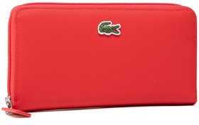 Lacoste Nagy női pénztárca L Zip Wallet NF2900PO Piros