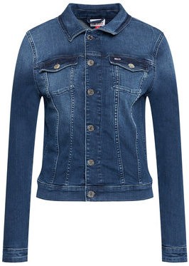 Tommy Jeans Farmer kabát Vivianne DW0DW09219 Kék Slim Fit