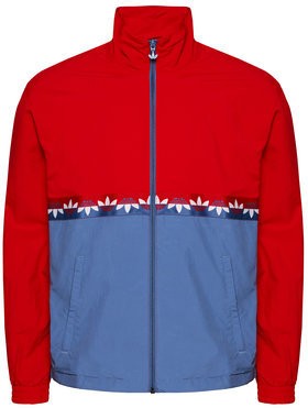 adidas Átmeneti kabát adicolor Sliced Trefoil GN3437 Piros Regular Fit