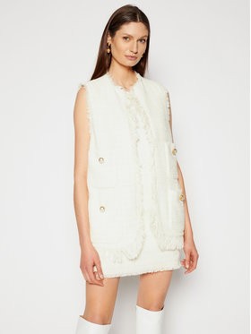 Pinko Mellény Tweet Fantasia PE 21 BLK01 1G15N8 8440 Bézs Regular Fit