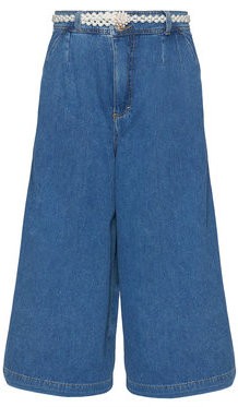 Liu Jo Culotte nadrág UA1148 D4605 Sötétkék Oversize