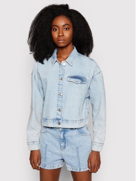 NA-KD Farmer kabát 1660-000538-0047-581 Kék Regular Fit