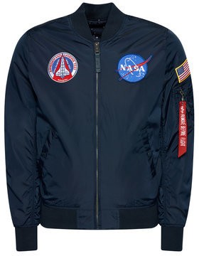 Alpha Industries Bomber dzseki Ma-1 Nasa Reversible 186101 Sötétkék Regular Fit