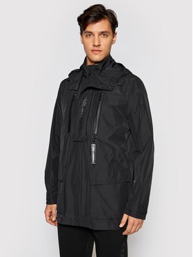 KARL LAGERFELD Átmeneti kabát 505043 511543 Fekete Regular Fit