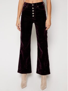 Tommy Hilfiger Farmer ICONS Velvet WW0WW29633 Lila Bootcut Fit