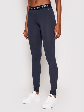 Tommy Hilfiger Leggings UW0UW01646 Sötétkék Slim Fit