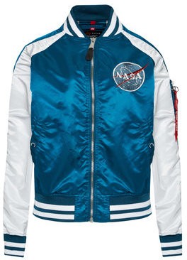 Alpha Industries Bomber dzseki Ma-1 Os Nasa 116004 Kék Oversize