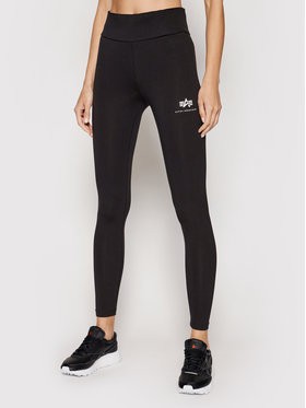 Alpha Industries Leggings Basic 116053 Fekete Slim Fit