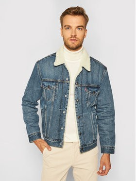 Levi's® Farmer kabát Type III Sherpa 16365-0128 Kék Regular Fit