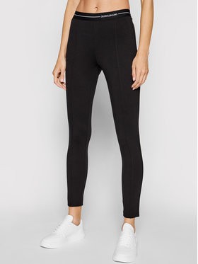 Calvin Klein Jeans Leggings J20J216242 Fekete Slim Fit