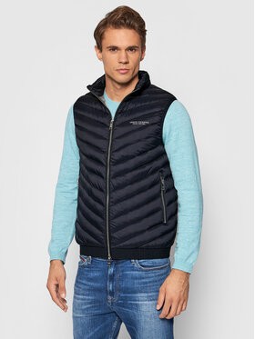 Armani Exchange Mellény 8NZQ52 ZNW3Z 5578 Sötétkék Regular Fit
