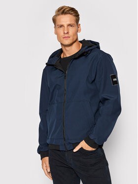 Jack&Jones Softshell kabát Classic 12195434 Sötétkék Regular Fit