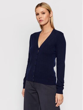 United Colors Of Benetton Kardigán 1002D6879 Sötétkék Regular Fit