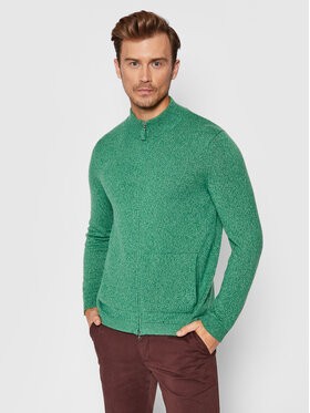 United Colors Of Benetton Kardigán 1235U5602 Zöld Regular Fit