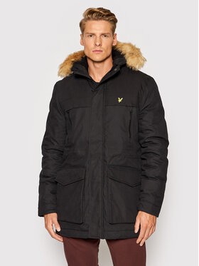 Lyle & Scott Parka Winter Weight Micro Fleece JK1536V Fekete Regular Fit