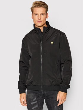 Lyle & Scott Bomber dzseki Fleece Lined Funnel Neck JK1516V Fekete Regular Fit